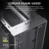 Корпус Corsair Frame 4000D White без блока питания - Midi-Tower с TG, USB 3.2 и поддержкой E-ATX, ATX, mATX, mITX