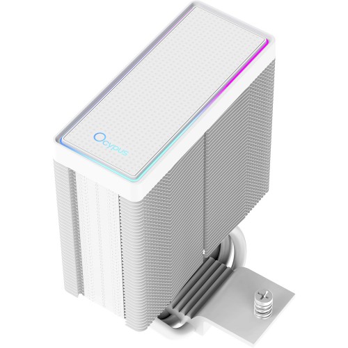 Кулер для процессора Ocypus Gamma A40 WH ARGB - Эффективный охлаждающий решение (200W, 4-pin PWM, 133mm, Al/Cu) для AM5/AM4
