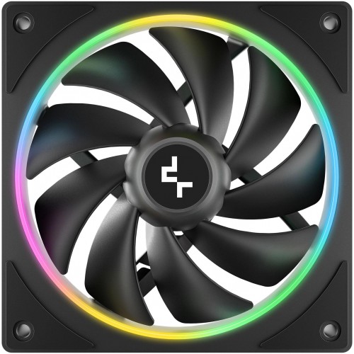 Вентилятор Deepcool FL12 SE ARGB 120мм черный - тихий 4-pin, 28.67дБ (R-FL12SE-BKAPN1-G)