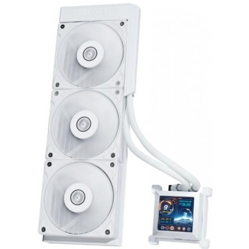 Система водяного охлаждения Lian-Li HydroShift LCD 360S Soc-AM5/AM4/1700/1851 белый 4-pin 29.8dB Al+Cu LCD 330W Ret (G89.GHSLCD36SW.R0) [G89.GHSLCD36SW.R0]
