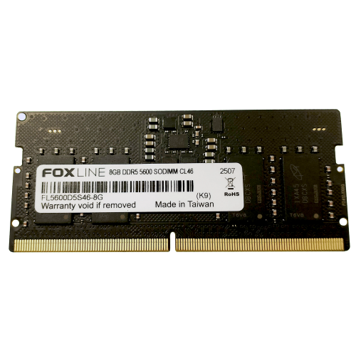 Память оперативная/ Foxline SODIMM 8GB 5600 DDR5 CL 46 Foxline