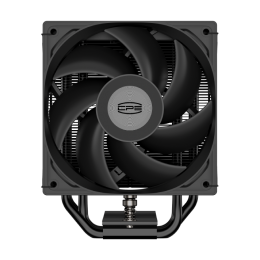 Кулер для процессора/ CPU Cooler PCCooler RT500 Digital BK (240W, 4-pin PWM, LED temp., 152mm, Al/Cu, 5x6mm, 1x120mm, 73.32CFM, 34.9dBA, 2200RPM, S: 1851/1700/1200/115X, AM5/AM4, black)
