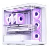 Корпус JONSBO D300 Mini-Tower без блока питания – стильный белый кейс для mATX и mITX с USB-A 3.2 и USB-C 3.2
