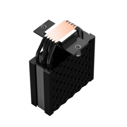 Кулер для процессора/ CPU Cooler PCCooler RT500 Digital ARGB BK (240W, 4-pin PWM, LED temp., 152mm, Al/Cu, 5x6mm, ARGB, 1x120mm, 73.32CFM, 34.9dBA, 2200RPM, S: 1851/1700/1200/115X, AM5/AM4, black)