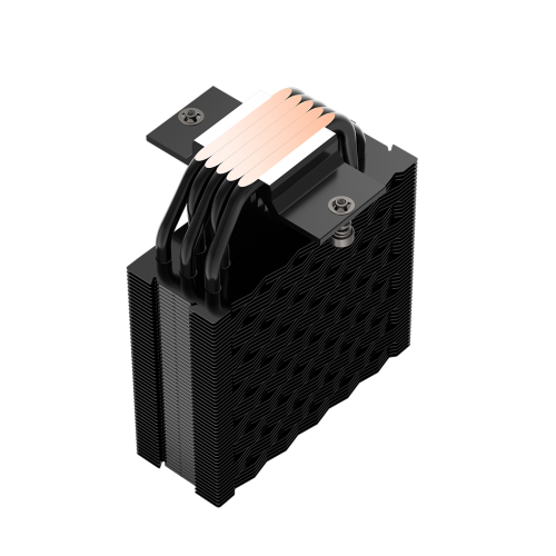 Кулер для процессора/ CPU Cooler PCCooler RT500 Digital ARGB BK (240W, 4-pin PWM, LED temp., 152mm, Al/Cu, 5x6mm, ARGB, 1x120mm, 73.32CFM, 34.9dBA, 2200RPM, S: 1851/1700/1200/115X, AM5/AM4, black) PcCooler