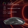 Мышь Оклик 780GW черная оптическая беспроводная 3200dpi с USB для ноутбука - 6 кнопок