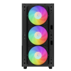 Корпус ПК без блока питания/ Case Deepcool CH560 DIGITAL, Midi-Tower, TG, 3x140mm ARGB, 1x120mm ARGB, 1xUSB-A 3.0, 1xUSB 3.2 Type-C, E-ATX, ATX, mATX, mITX Black Deepcool