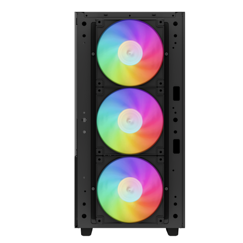 Корпус ПК без блока питания/ Case Deepcool CH560 DIGITAL, Midi-Tower, TG, 3x140mm ARGB, 1x120mm ARGB, 1xUSB-A 3.0, 1xUSB 3.2 Type-C, E-ATX, ATX, mATX, mITX Black Deepcool