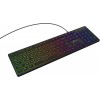 Клавиатура Оклик 550ML черная USB Slim с мультимедиа и LED подсветкой - 1.5м кабель (1061617)
