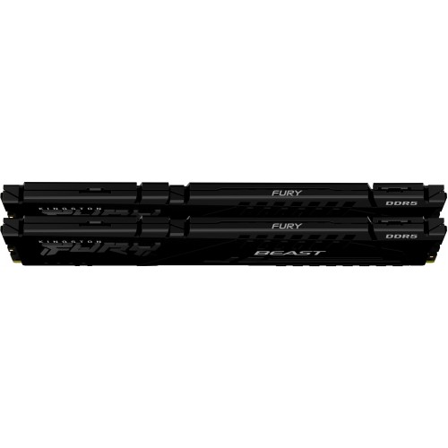 Купить оперативную память Kingston 32GB DDR5 5200MT/s CL40 DIMM (2 шт) FURY Beast Black - Высокая производительность для вашего ПК