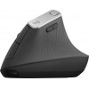 Мышь Logitech MX Vertical черный/серебристый оптическая 4000dpi беспров. BT/Radio USB 4but (910-005449)