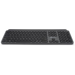 Клавиатура Оклик K859W серый/черный USB беспроводная slim Multimedia (2002136)