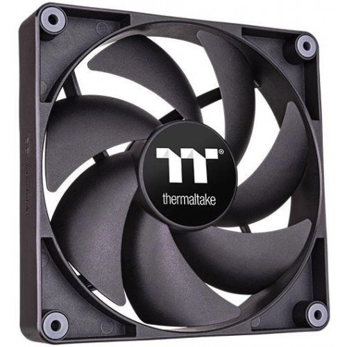 Вентилятор Thermaltake CT120 120мм 4-pin черный (2шт) - низкий уровень шума 25.8дБ | CL-F147-PL12BL-A