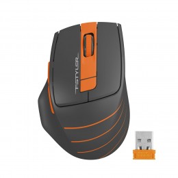 Мышь A4Tech Fstyler FG30S серый/оранжевый оптич. 2000dpi silent беспров. USB 6but (FG30S ORANGE)