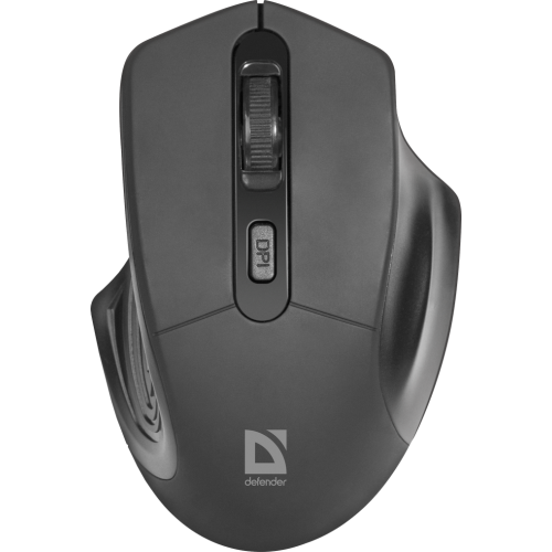 Defender Беспроводная оптическая мышь Datum MB-345 черный,4 кнопки, 800-1600 dpi Defender