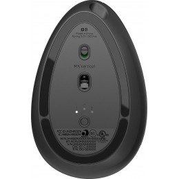 Мышь Logitech MX Vertical черный/серебристый оптическая 4000dpi беспров. BT/Radio USB 4but (910-005449)
