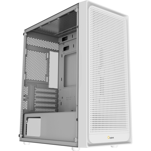 Корпус ПК Ocypus Gamma C50 WH Mini-Tower без блока питания - стильный белый mATX/mITX с USB 3.0 и 2.0