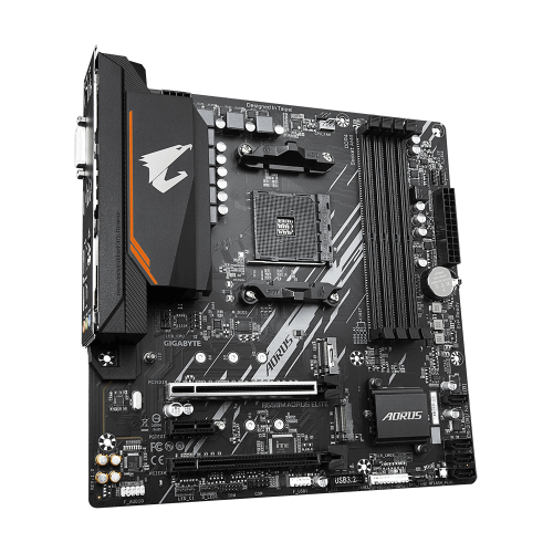 Материнская плата GIGABYTE AMD B550 sAM4: 4xDDR4 до 128GB, HDMI 2.1, PCIe 4.0, mATX для мощных ПК