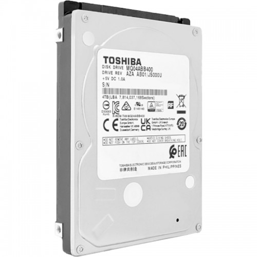 Жесткий диск Toshiba 4TB 2.5 SATA 6.0 Gbit/s 5400 rpm с 128Mb кешем - надежное решение для хранения данных