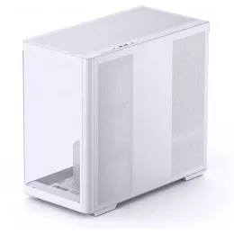 Корпус без блока питания/ Case JONSBO D300, Mini-Tower, TG, no fan, 2xUSB-A 3.2 + 1xUSB-C 3.2, mATX, mITX White