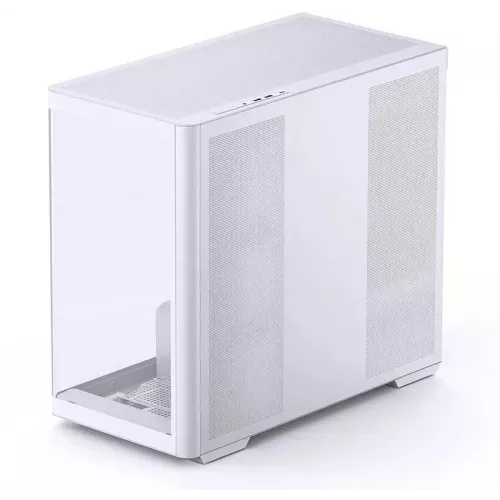 Корпус JONSBO D300 Mini-Tower без блока питания – стильный белый кейс для mATX и mITX с USB-A 3.2 и USB-C 3.2