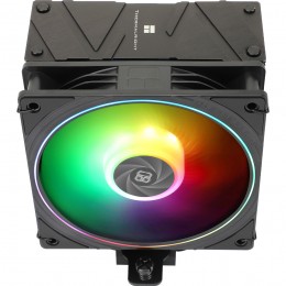 Кулер для процессора/ CPU Cooler Thermalright Assassin Spirit 120 EVO (4-pin PWM, 156mm, Al/Cu, 4x6mm, ARGB, 1x120mm, 68.9CFM, 28.2dBA, 2000RPM, S: 1851/1700/1200/115X, AM5/AM4, black)