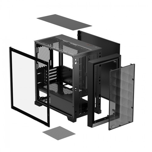 Купить корпус PCCooler C3D310 BK Mini-Tower без блока питания - стильный и функциональный мATX/mITX с сетчатым дизайном и 2xUSB-A 3.0