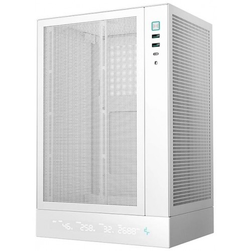 Корпус Deepcool CH170 DIGITAL белый mATX с вентиляцией 1x120mm и портами USB 2.0/3.0 для надежной сборки ПК