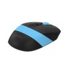 Мышь A4Tech Fstyler FG10S черный/синий оптическая 2000dpi silent беспров. USB для ноутбука 4but (FG10S BLUE)