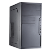 Корпус с блоком питания 450Вт./ Case Foxline FL-733, mATX, 2x5.25EXT, 2x3.5EXT, 5x3.5INT, 2xUSB2.0, HDA, w/o FAN, w/450W ATX PSU, w/1.2m EU pwr cord Foxline