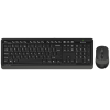 Клавиатура и мышь A4Tech Fstyler FG1010: Беспроводной мультимедийный комплект в черно-сером цвете