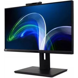 Монитор/ ACER B278UGbemiqprcuzx 27'', ZeroFrame Yes, Black, 85% PCR, 5% OBP, 16:9, IPS, 2560x1440, 4ms, 350cd, 120Hz, 1xHDMI(2.0) + 1xDP(1.2) + 1xDPout + 1xType-C(100W) + 1xRJ45 + Audio out + USB3.2x3+USB-B(2up 3down) + Adj. Webcam 5M IR/Mic arr