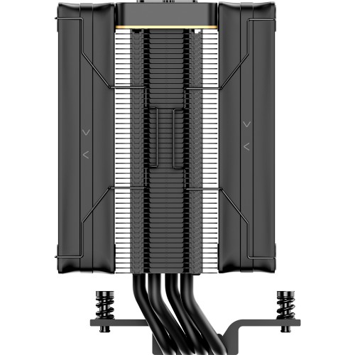 Кулер для процессора Ocypus Iota A40 BK: Двухвентиляторная система, 220W, LED-температура, совместимость с AM5/AM4