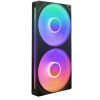 Кулер для корпуса ПК/ Case Cooler NZXT F240 RGB Core (120x120x25mm, 4-pin PWM, RGB, 75.12CFM, 30dBA, 2400RPM, Black, Single-Frame RGB Fan Unit) NZXT