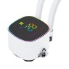Система жидкостного охлаждения/ Water Cooling System Thermalright Frozen Horizon 240 Digital (240mm, LED temp., White, ARGB/ Fans: 2x120mm, 68.9CFM, 28.2dBA, 2000RPM/ Pump height 53.2mm, Rad thickness 27mm/ S: 1700, 1200, 1851, 115X, AM5, AM4) Thermalrigh