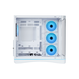 Корпус ПК без блока питания/ Case SAMA V62S White, Midi-Tower, TG, 4x120mm ARGB, 2xUSB 3.0 + 1xUSB 3.2 Type-C, ATX, mATX, mITX White