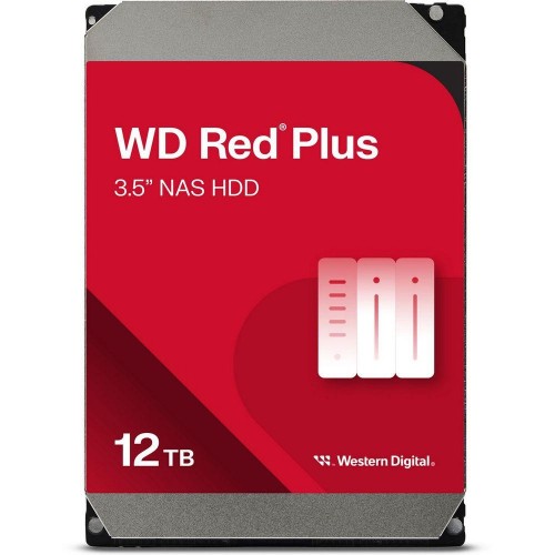 Жесткий диск WD Red Plus 12TB SATA-III для NAS - 7200rpm, 512Mb, 3.5 дюйма