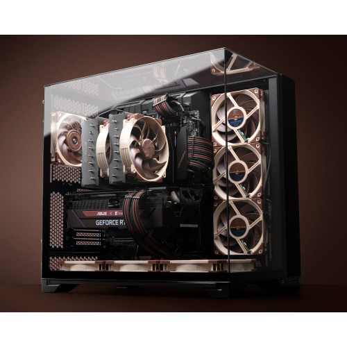 Кулер для процессора/ CPU Cooler Noctua NH-D15 G2 (228W, 4-pin PWM, 168mm, Al/Cu, 8x6mm, 2x140mm, 91.5CFM, 24.8dBA, 1500RPM, S: 1851/1700/1200/115X, AM5/AM4, Beige/Brown)