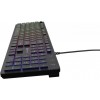 Клавиатура Оклик 550ML черная USB Slim с мультимедиа и LED подсветкой - 1.5м кабель (1061617)