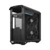 Корпус ПК без блока питания/ Case Fractal Design Torrent Compact TG Dark Tint, Midi-Tower, 2x180mm, 2xUSB-A 3.2 + 1xUSB 3.2 Type-C E-ATX, SSI-CEB, ATX, mATX, mITX Black Fractal Design