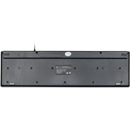 Клавиатура Оклик 550ML черный USB slim Multimedia LED (1061617) кабель 1.5м