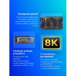 Видеокарта Asus PCI-E 5.0 PRIME-RX9070-O16G AMD Radeon RX 9070 16Gb 256bit GDDR6 2120/20000 HDMIx1 DPx3 HDCP Ret
