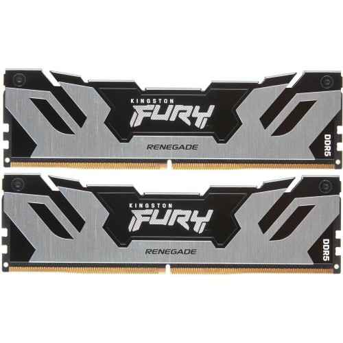 Купить оперативную память Kingston 96GB DDR5 6000MT/s CL32 DIMM (2x48GB) FURY Renegade Silver XMP