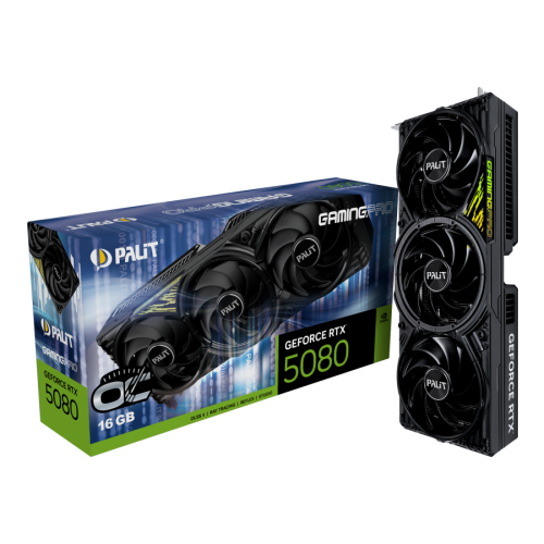 Видеокарта Palit RTX 5080 16GB GAMINGPRO OC - Высокая производительность для геймеров