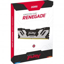 Память оперативная/ Kingston 32GB 6400MT/s DDR5 CL32 DIMM (Kit of 2) FURY Renegade Silver XMP