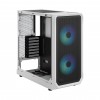 Корпус ПК Fractal Design Focus 2 RGB White - Midi-Tower без блока питания для ATX, mATX, mITX с 2x140mm RGB вентиляторами и 2xUSB-A 3.2