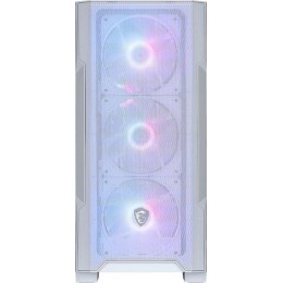 Корпус MSI MAG Forge M100R белый без БП mATX 2x120mm 2xUSB2.0 1xUSB3.0 audio bott PSU
