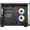 Корпус ПК Ocypus Iota C50 Curve BK ARGB - Mini-Tower с 3x120mm ARGB, USB-A 3.0 и USB-C для mATX и mITX