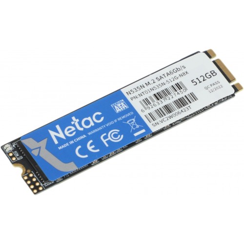 Купить твердотельный накопитель Netac SATA-III 512GB NT01N535N-512G-N8X M.2 2280 для высокой производительности системы