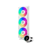 Система охлаждения/ Water Cooling System PCCooler DA360 Pro ARGB Digital WH (300W, 360mm, LED temp., White, ARGB/ Fans: 3x120mm, 75.8CFM, 33.7dBA, 2200RPM/ Pump height 57mm, 28dBA, 3000RPM, Rad thickness 27mm/ S: 1851, 1700, 1200, 20XX, 115X, AM5, AM4) Pc